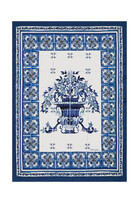 Blu Mediterraneo Silk Wool Blanket